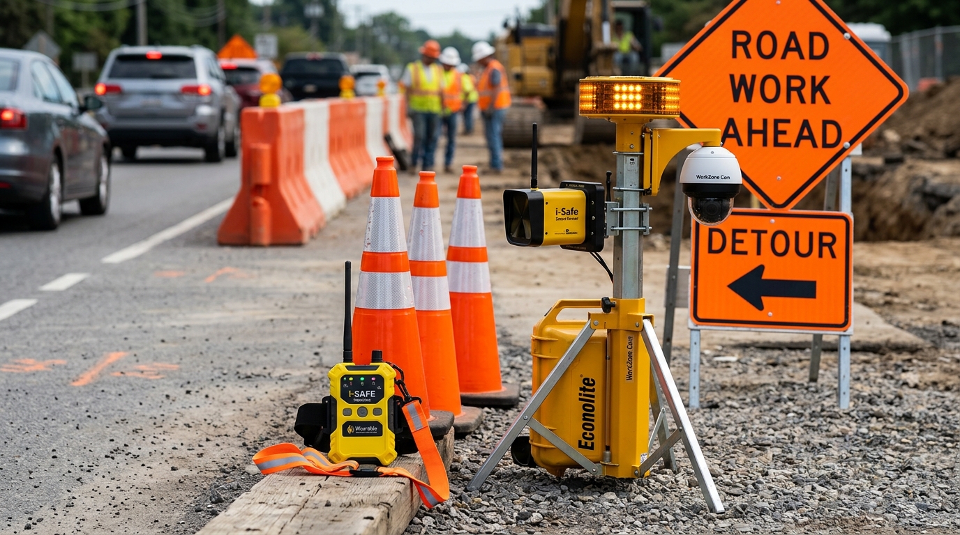 Sensores y alertas para prevenir accidentes en zonas de obra