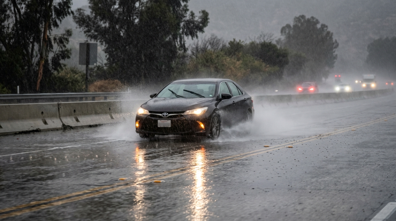 Documentación de daños por inundación para una reclamación de seguro de auto